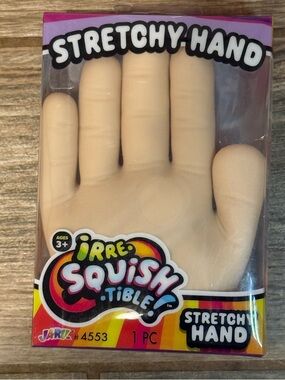 JA-RU Irre-Squish-tible! Stretchy Hand Toy 
Anyone need an extra hand?